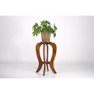 Solid Acacia Saddle - Art Deco