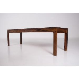 Table basse scandinave en palissandre – années 1970