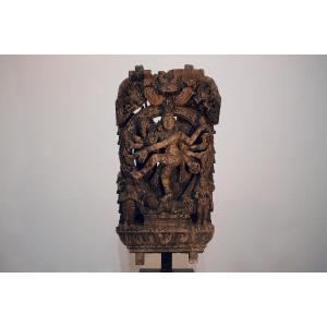 Shiva Nataraja Dancing On Apasmara – High Relief From Tamil Nadu