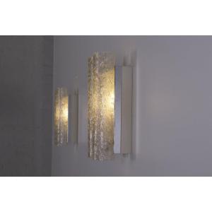 Ice Glass Wall Sconces.