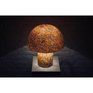 "mushroom" Glass Table Lamp, Peill & Putzler Edition.