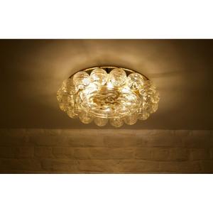 “snowball” Ceiling Lamp In Blown Glass