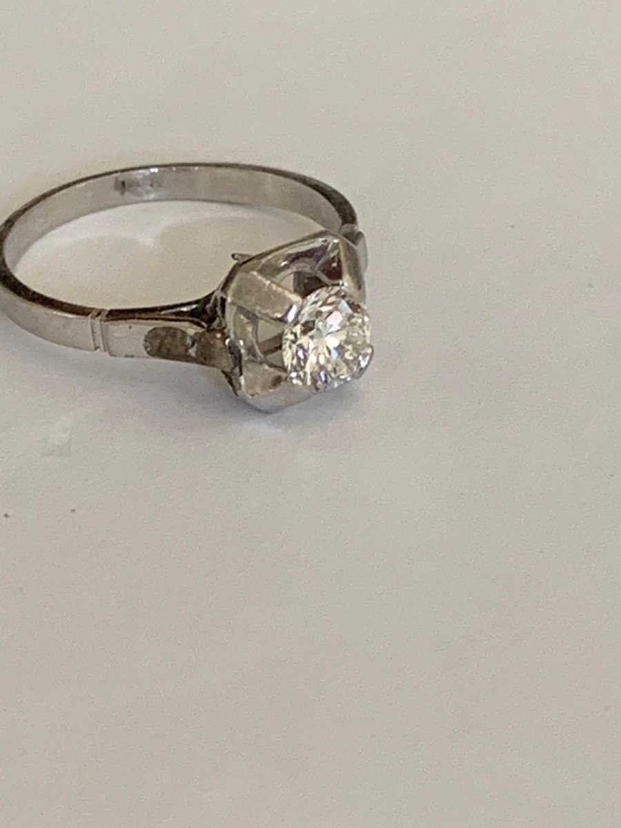 3464 – White Gold Diamond Ring 0.40 Ct-photo-3