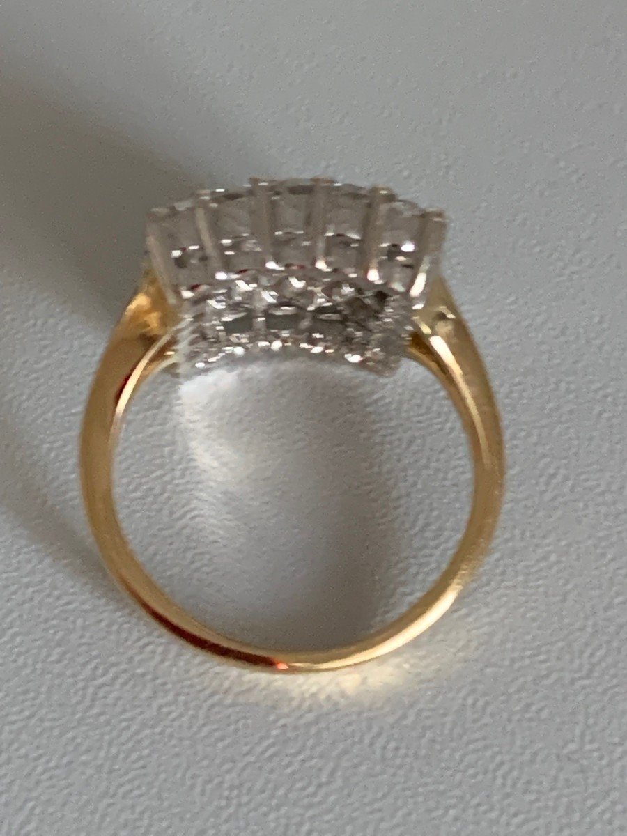 2858 – Bague Or Jaune Pavage Diamants-photo-3