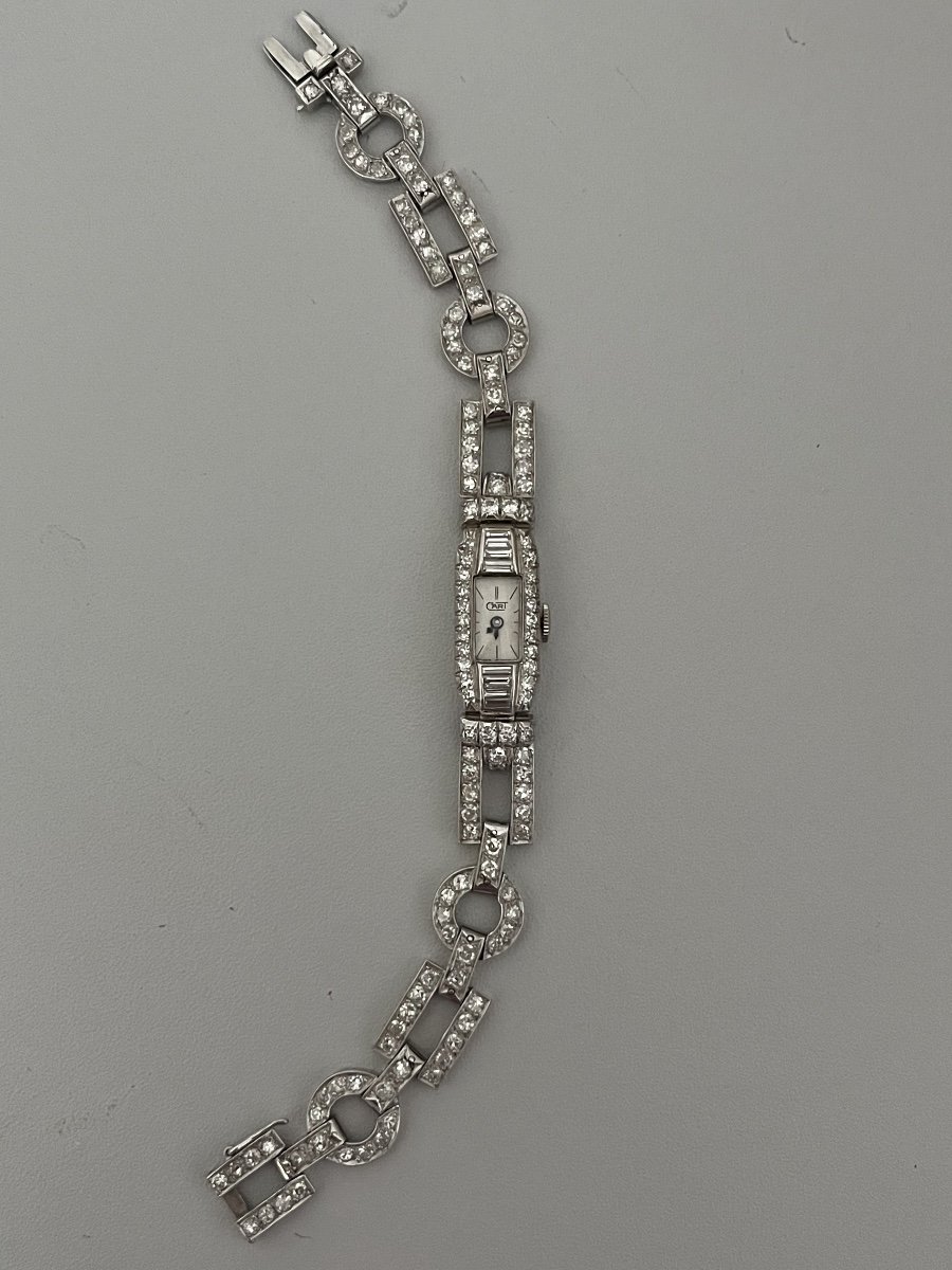 2059 – 1950s Diamond Bracelet Watch-photo-3
