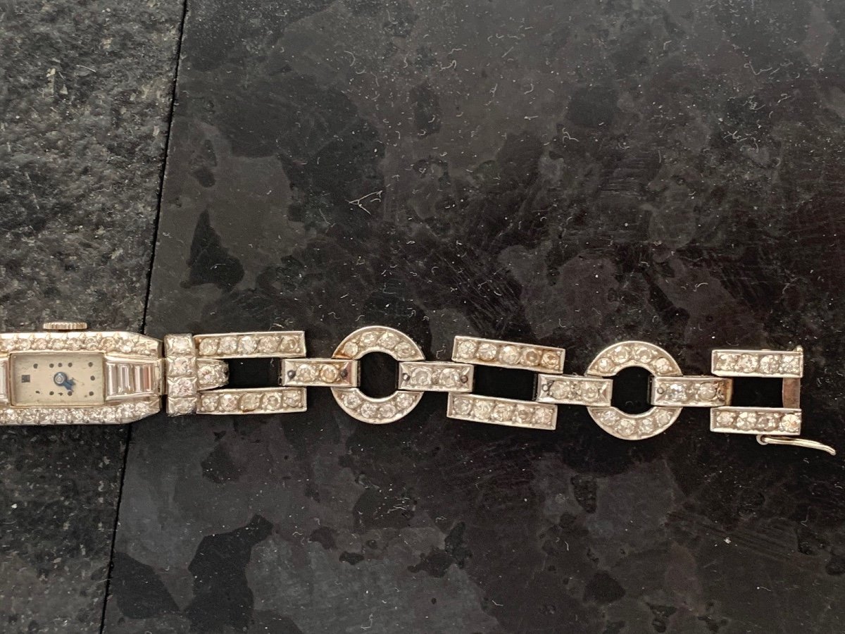 2059 – 1950s Diamond Bracelet Watch-photo-6