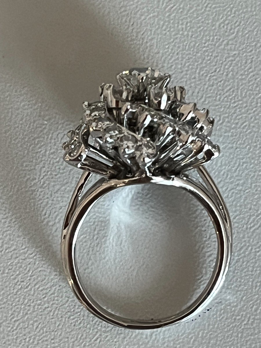 3913– White Gold Diamond Ring-photo-3