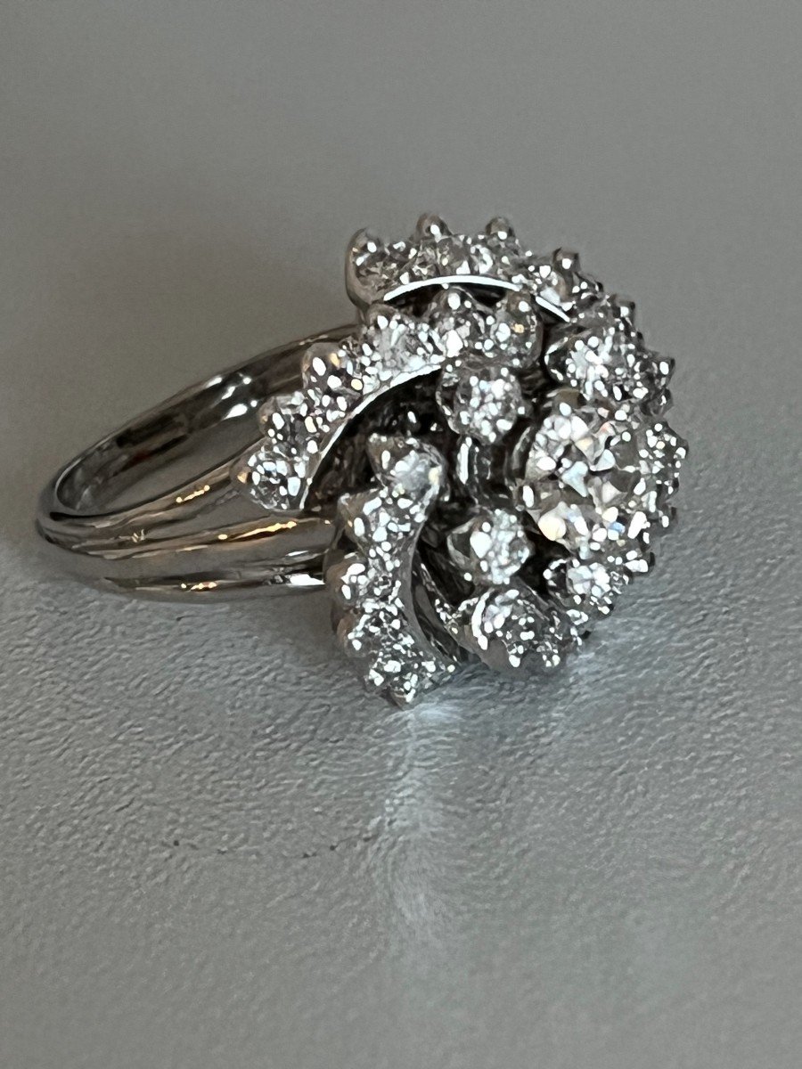 3913– White Gold Diamond Ring-photo-4