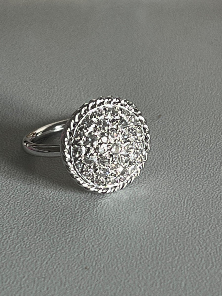 4788- Bague Or Gris Diamants-photo-4