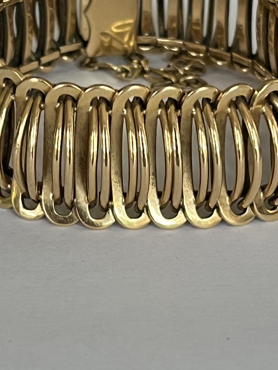 4612- Large Bracelet Or Jaune-photo-1