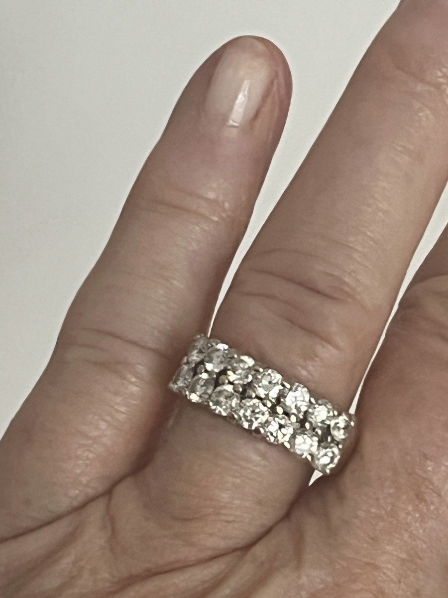 5169- White Gold Diamond Ring 1.60 Ct-photo-2