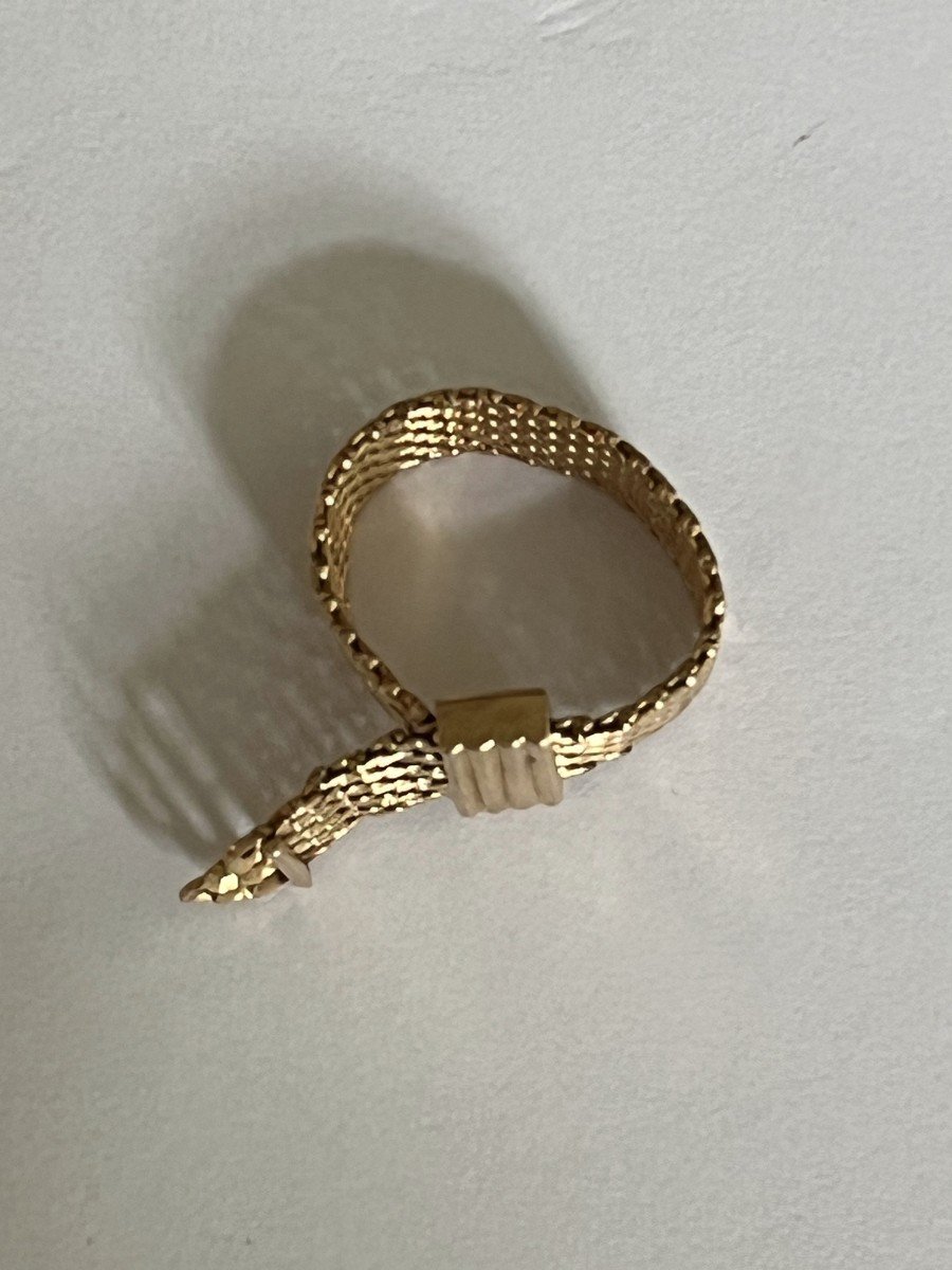 5602- Bague Ceinture Or Jaune-photo-3