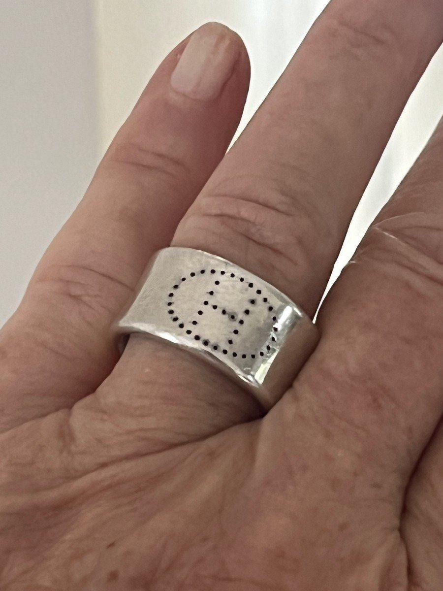 6031- Bague Bandeau Hermès-photo-2
