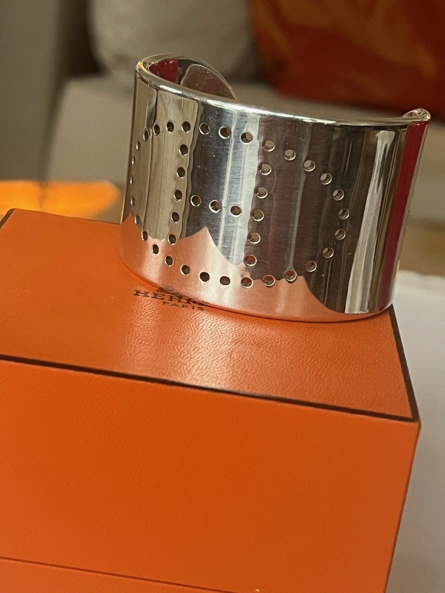 6311- Bracelet Manchette Hermès Modèle Eclipse-photo-2