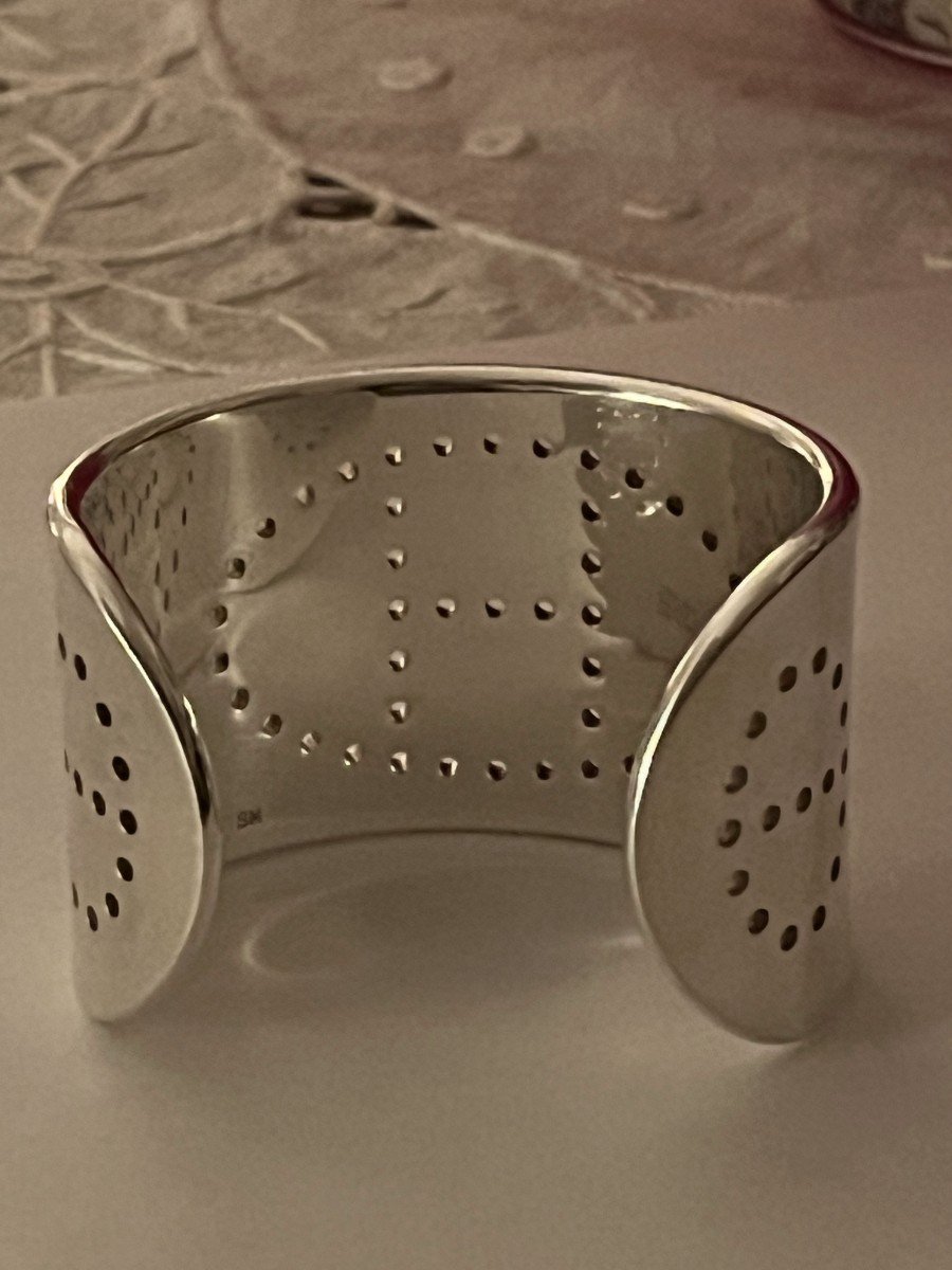 6311- Bracelet Manchette Hermès Modèle Eclipse-photo-2
