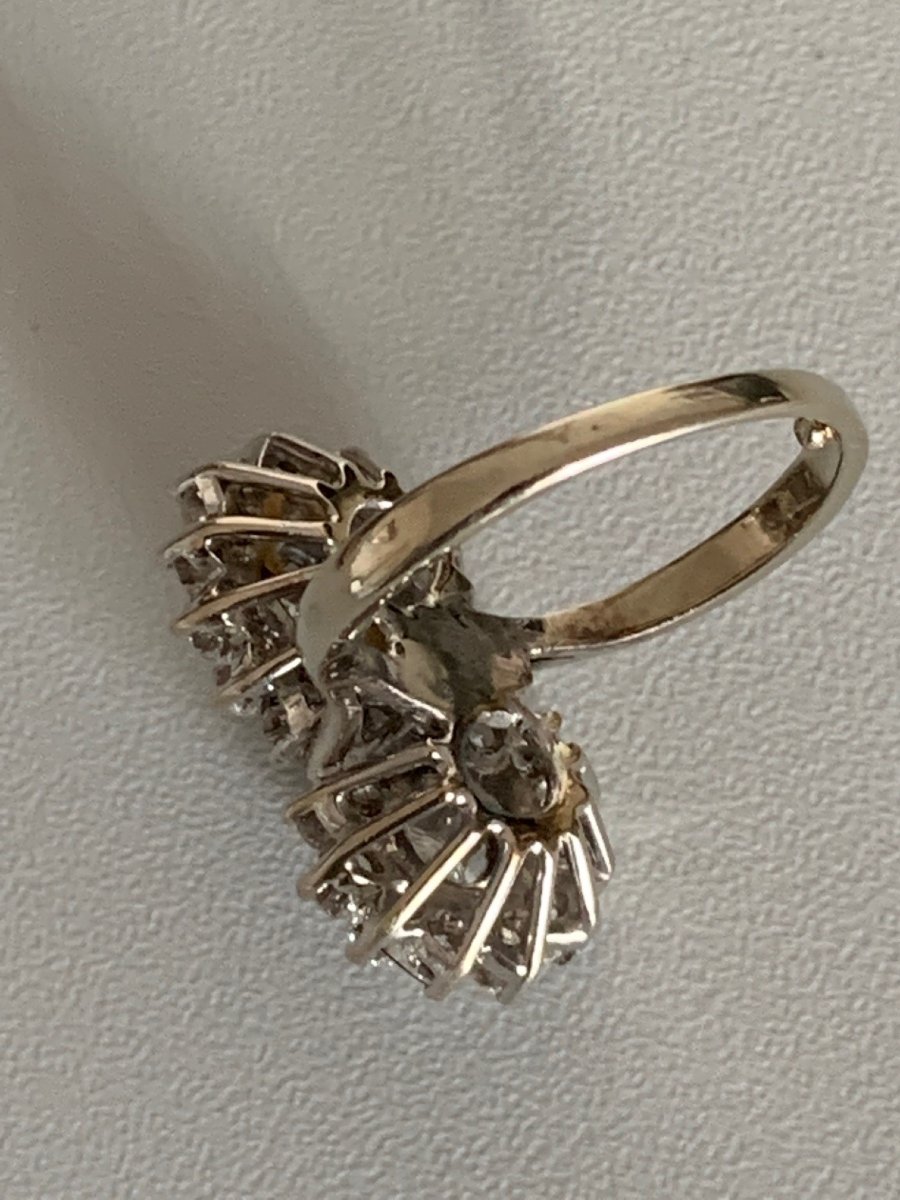 2721- You & Me Ring White Gold Diamonds-photo-4
