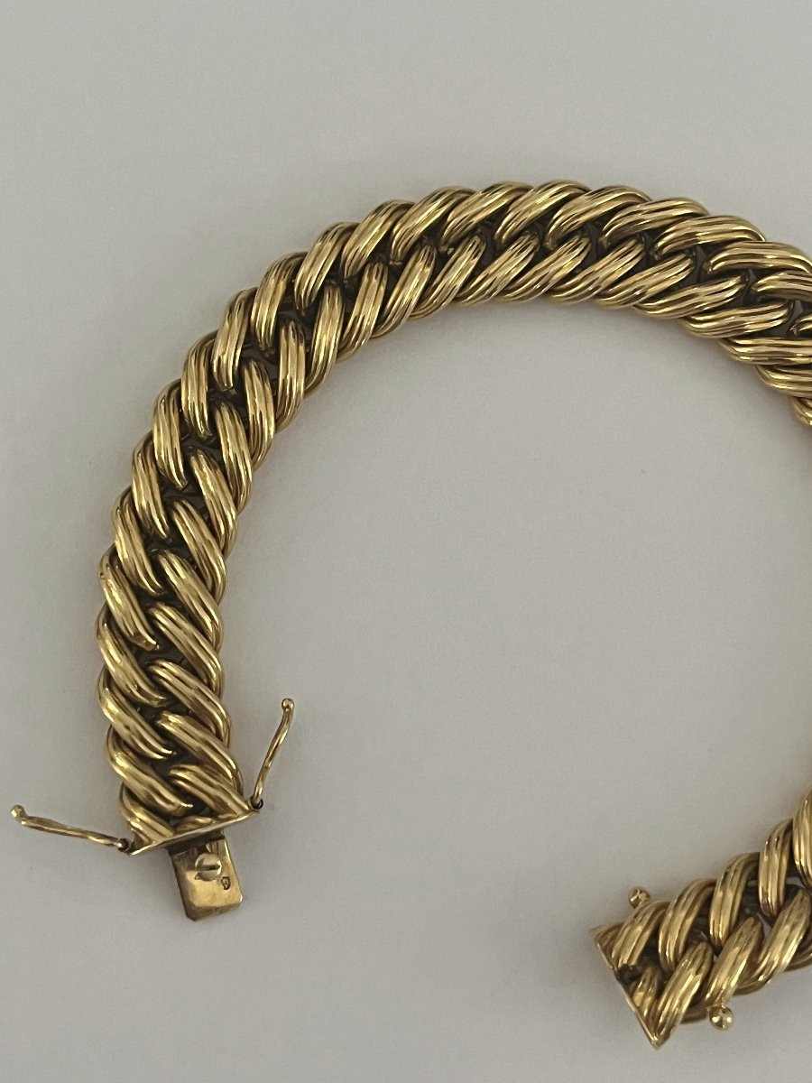 5405- Bracelet Ruban Or Jaune 60 G-photo-2
