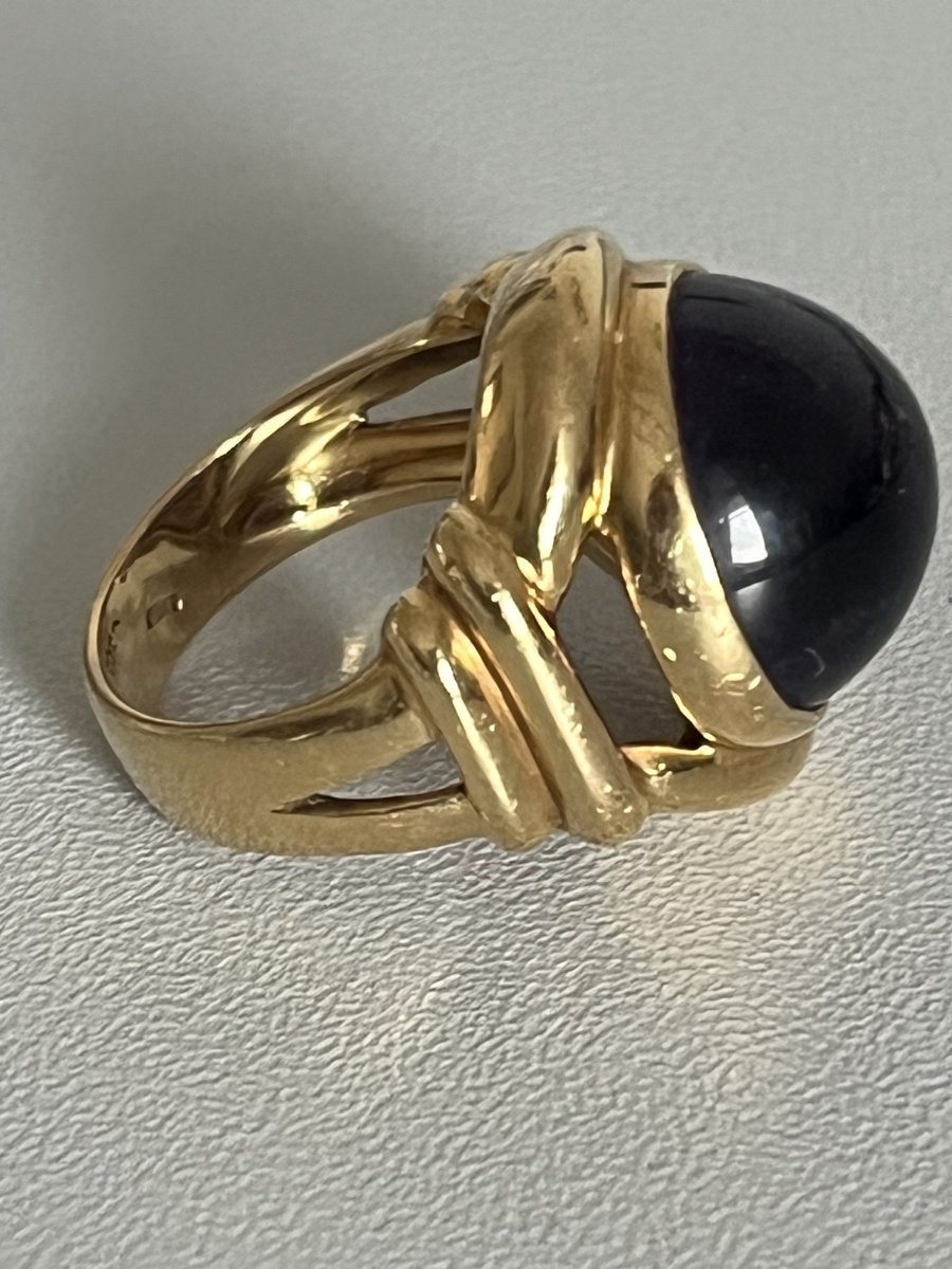 6668- Bague FRED Or Jaune Améthyste-photo-4