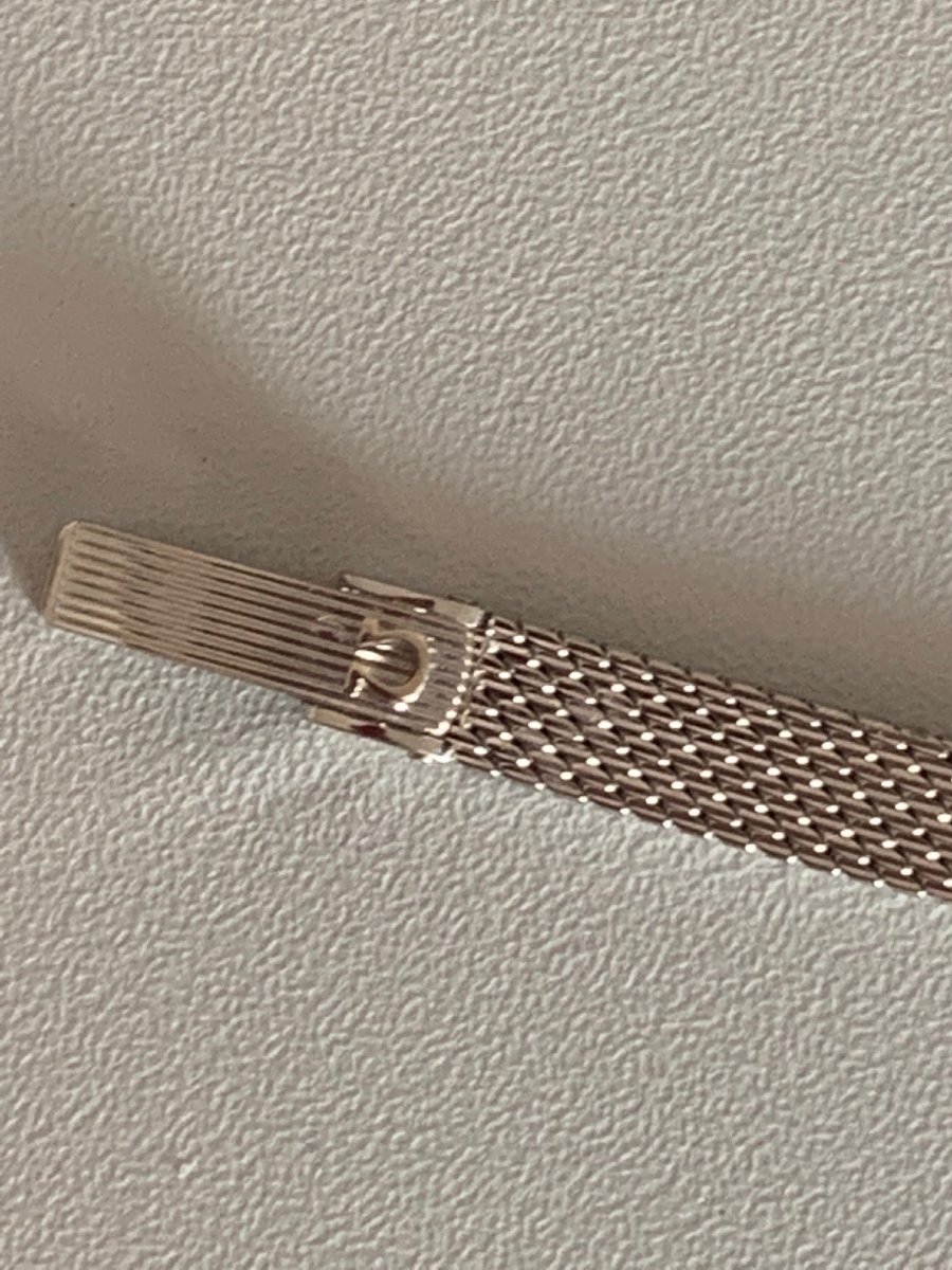 2949- Omega Ladies' Watch, White Gold With Diamonds-photo-3