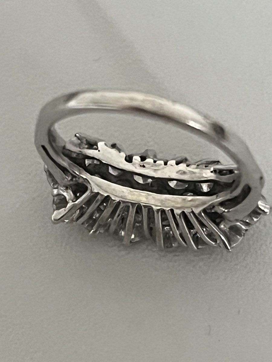 7227 - White Gold Band Ring With 2.30 Ct Diamonds-photo-4