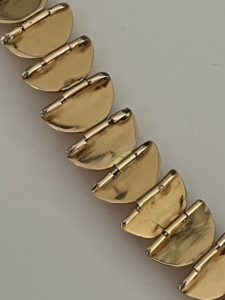 6905- Bracelet Rétro Or Jaune 45 g-photo-2