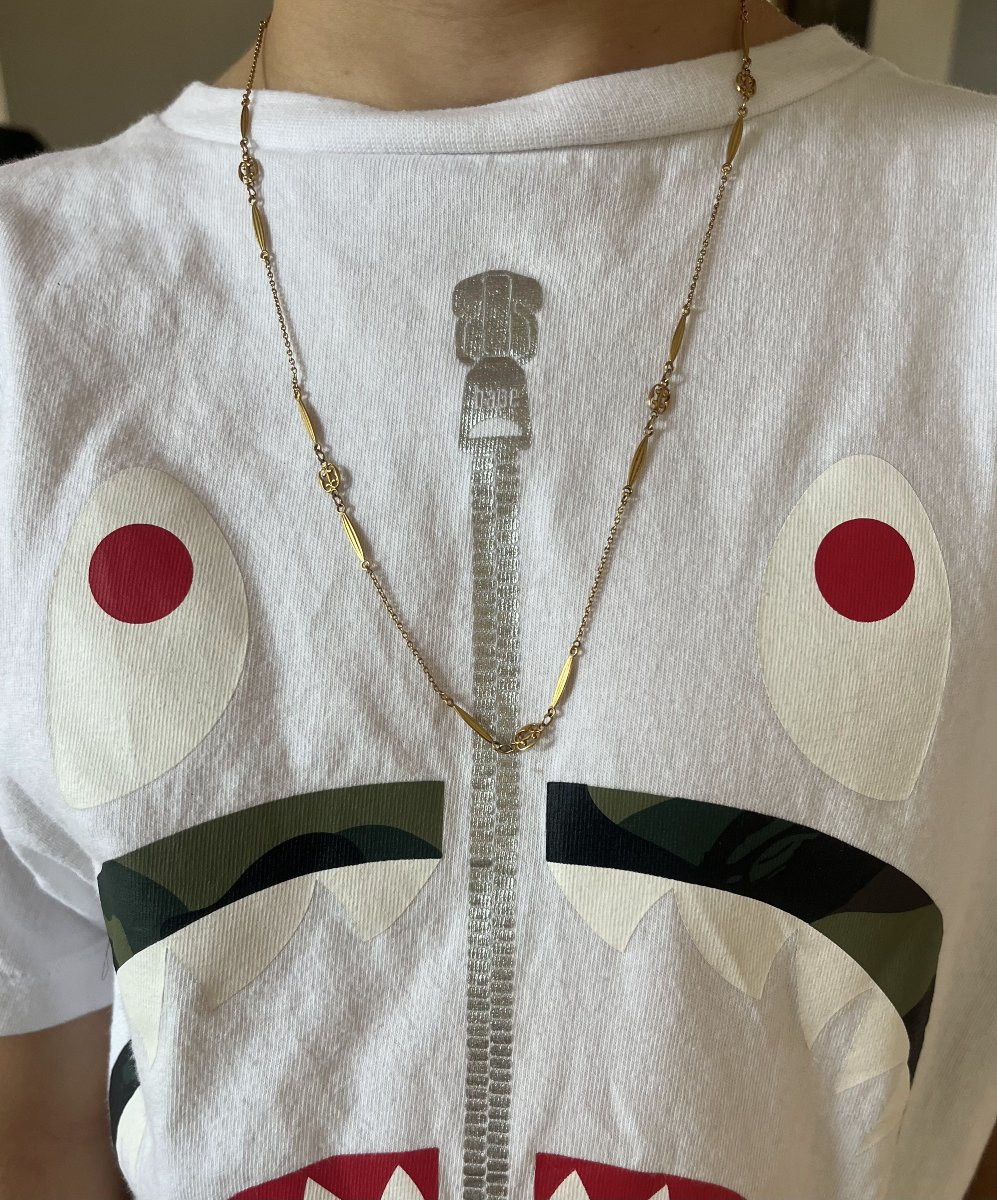 6098- Collier Anicne Or Jaune 51 cm-photo-2