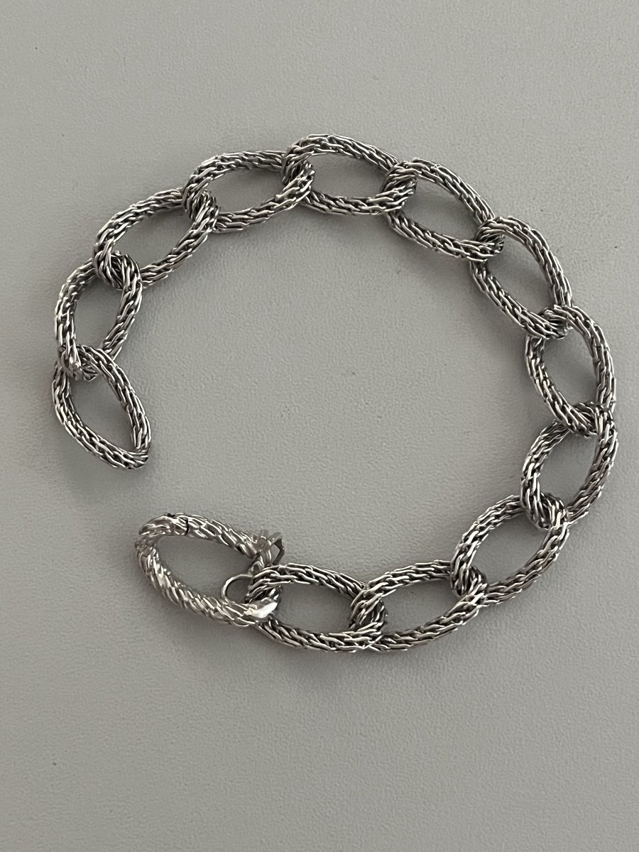 5634A- Bracelet GAY FRERES or Gris Torsadé