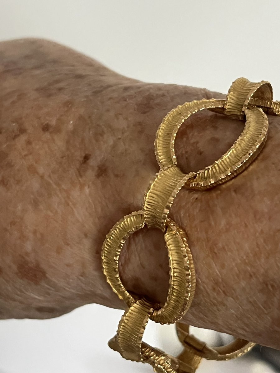 7169- Bracelet Vintage Or Jaune 28 g-photo-2