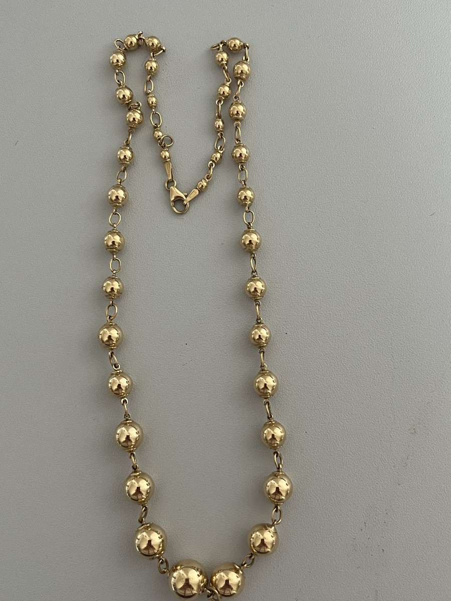 7317- Collier Marseillais Or Jaune 15 g-photo-1