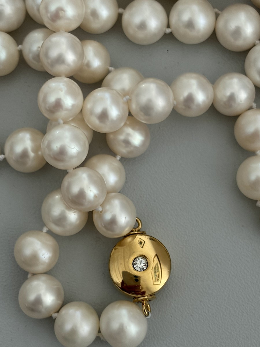 7463 - Très Long Sautoir Perles de Culture