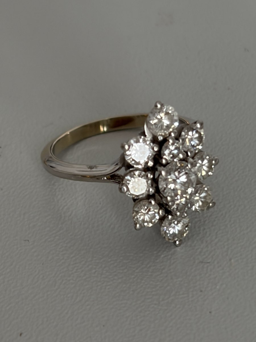 7516 - Marquise Ring White Gold Diamonds (1.60 Ct)-photo-4