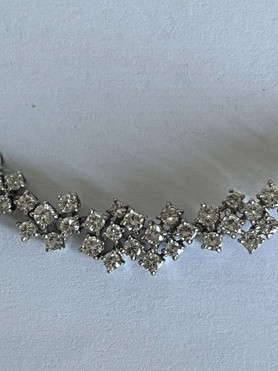 6241 - Collier Or Gris Diamants 2,00 ct-photo-3