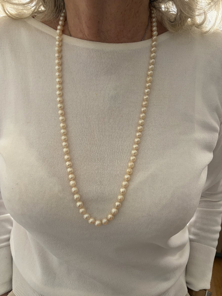 7606 - Akoya Choker Pearls Necklace-photo-4