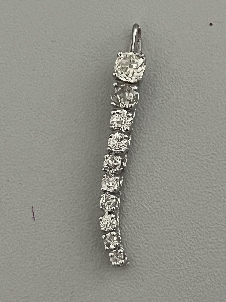 7202A- Pendentif Or Gris Diamants 0,70 ct-photo-4