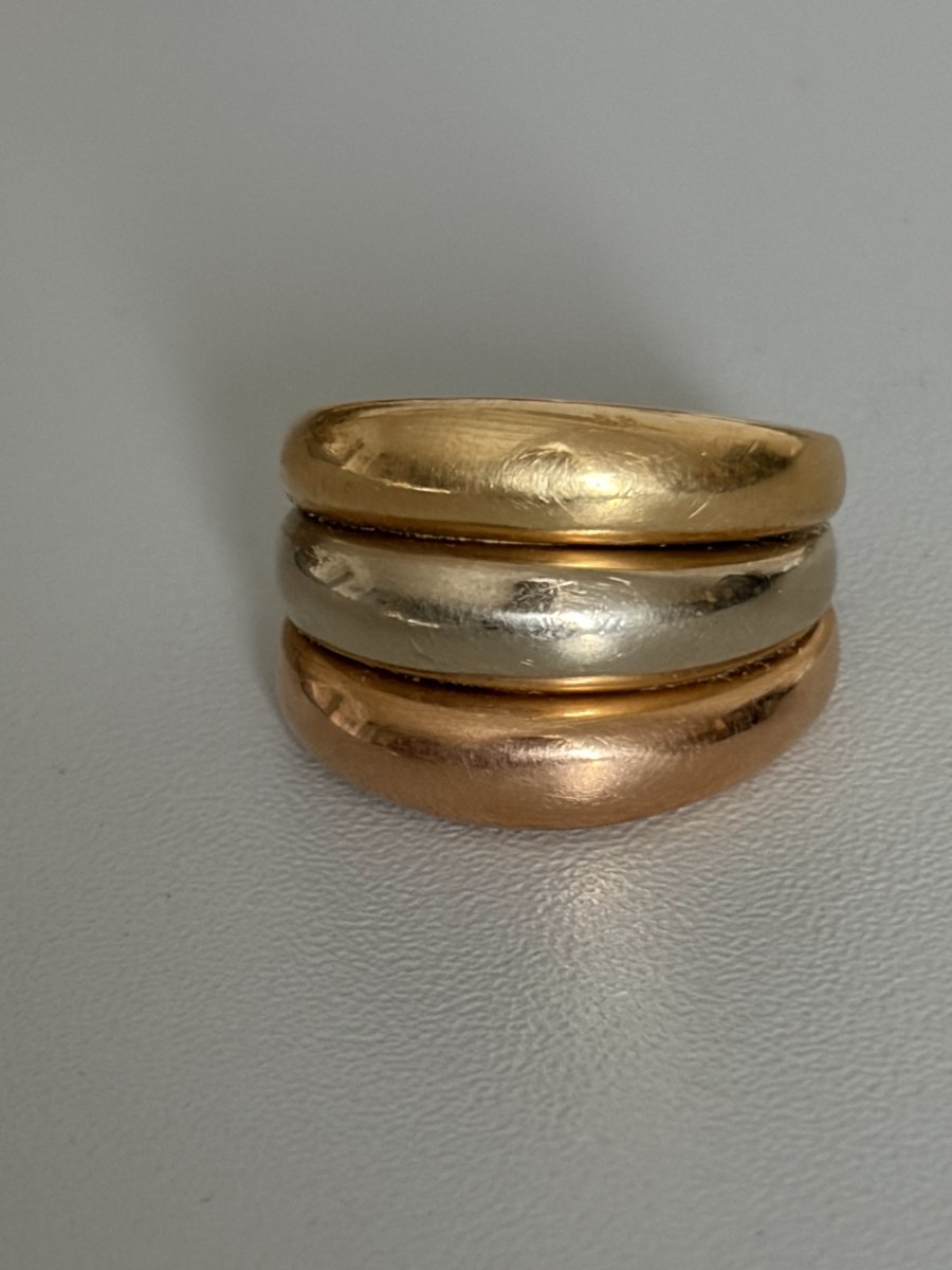 7618- Bague Bandeau 3 Ors