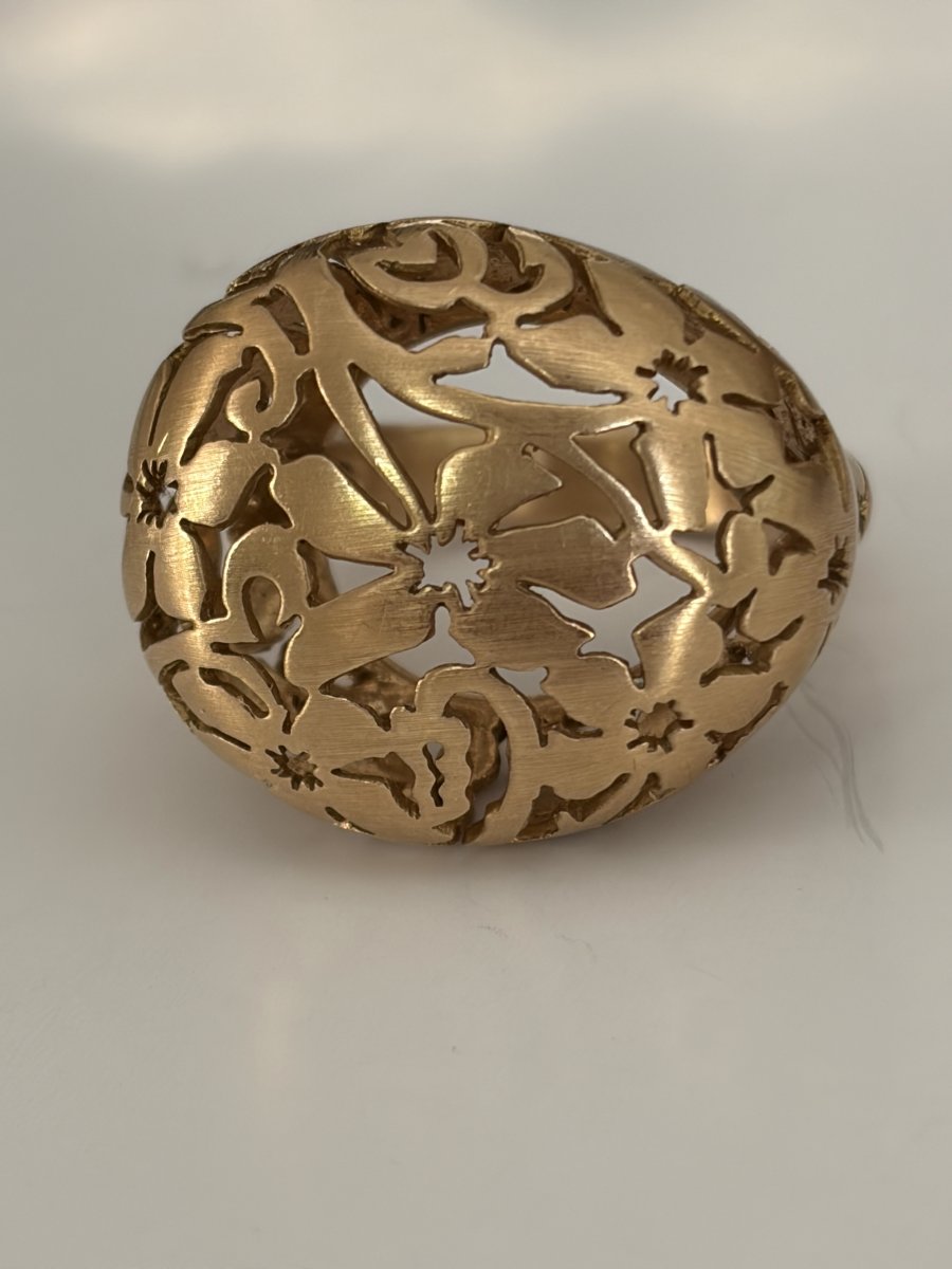 7840- Bague POMELLATO Arabesque Or Jaune