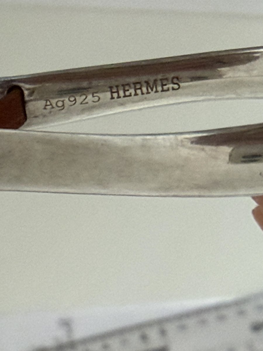 8077 - Hermès Etrier Pendant In A Hermès Box-photo-3