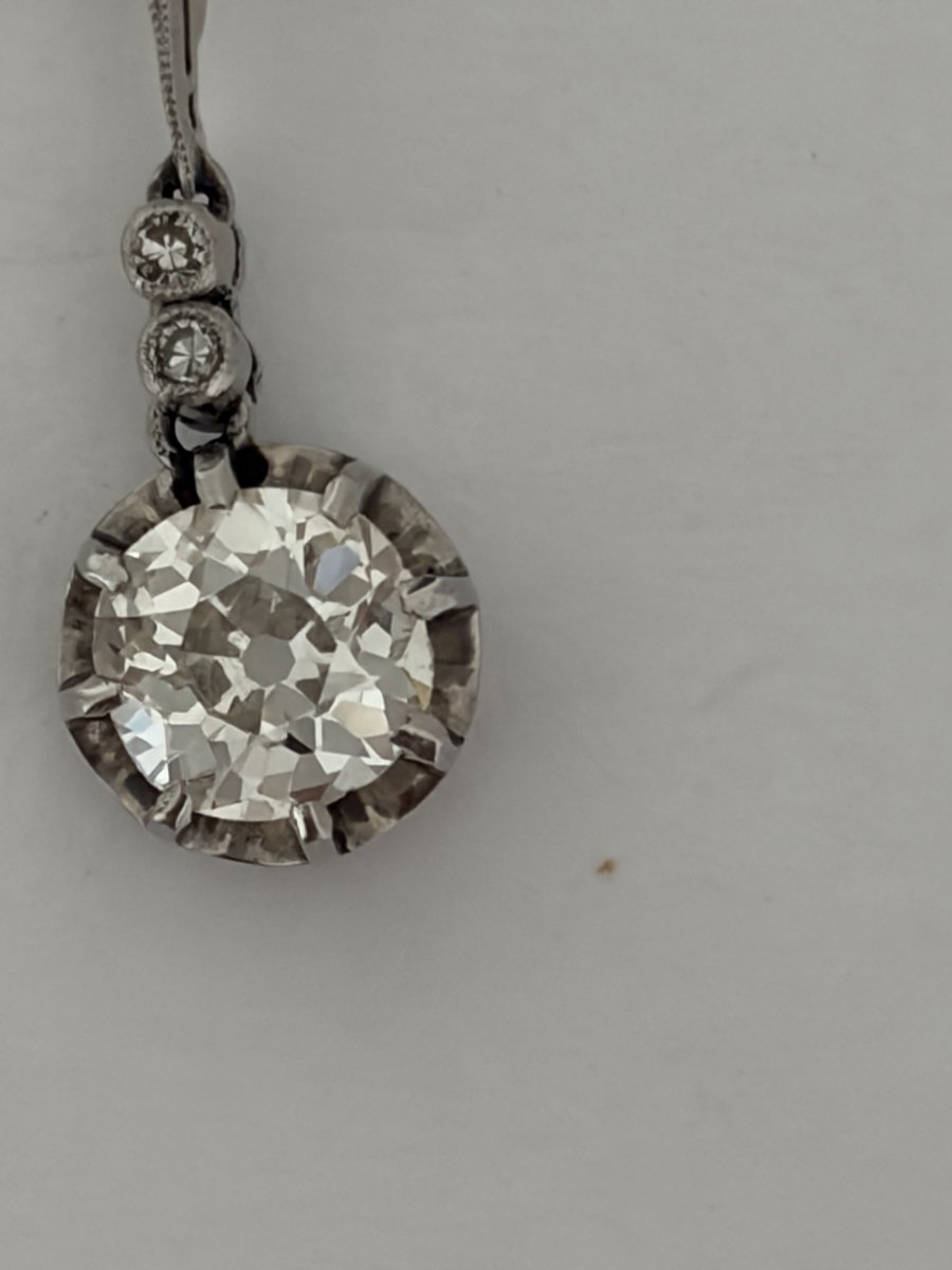 8096 - White Gold And Platinum Pendant With 1.00 Ct Diamond-photo-3