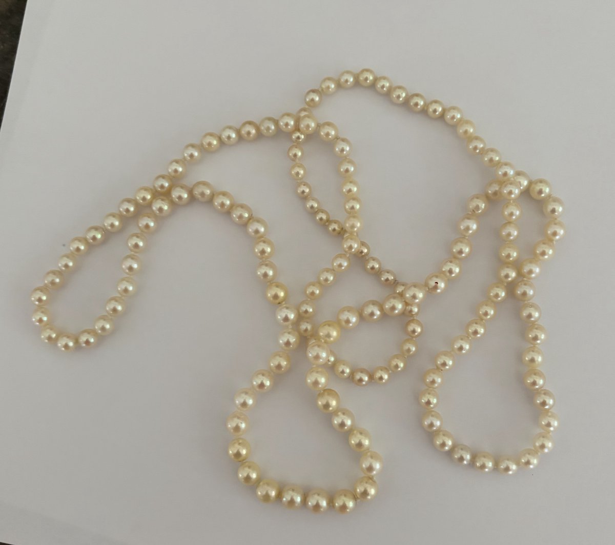 2293- Collier Sautoir de Perles de Culture Akoya-photo-3