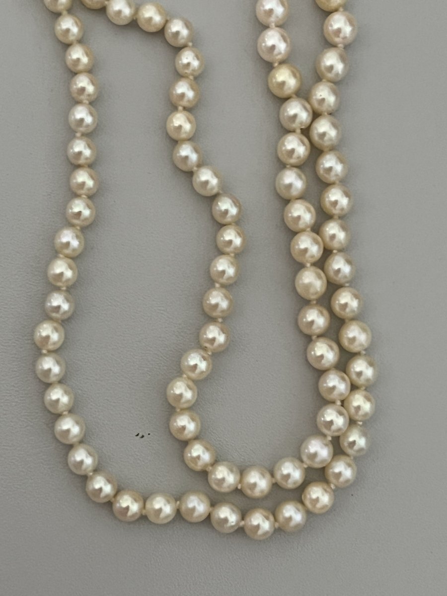 2293- Collier Sautoir de Perles de Culture Akoya-photo-1
