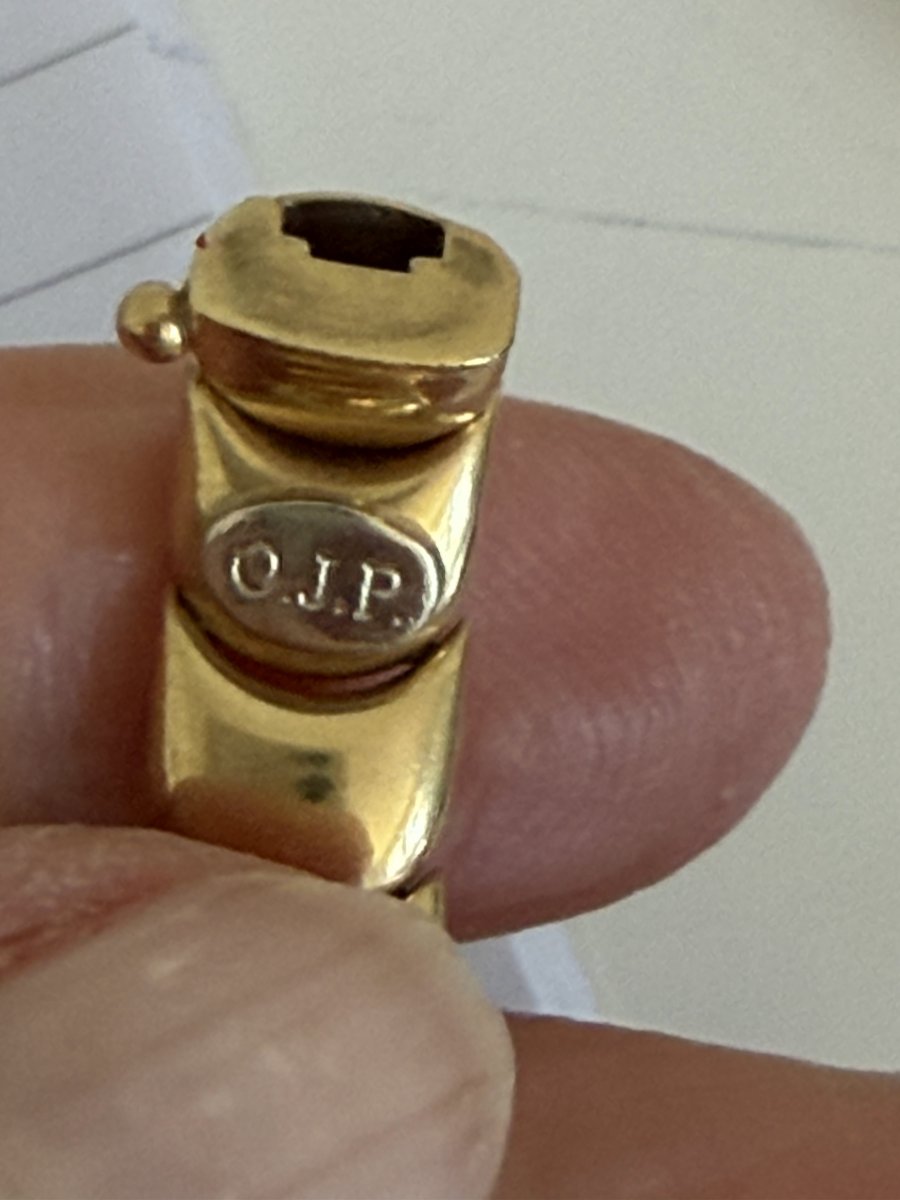 7951 - Oj Perrin 18-g Yellow Gold Bracelet-photo-4