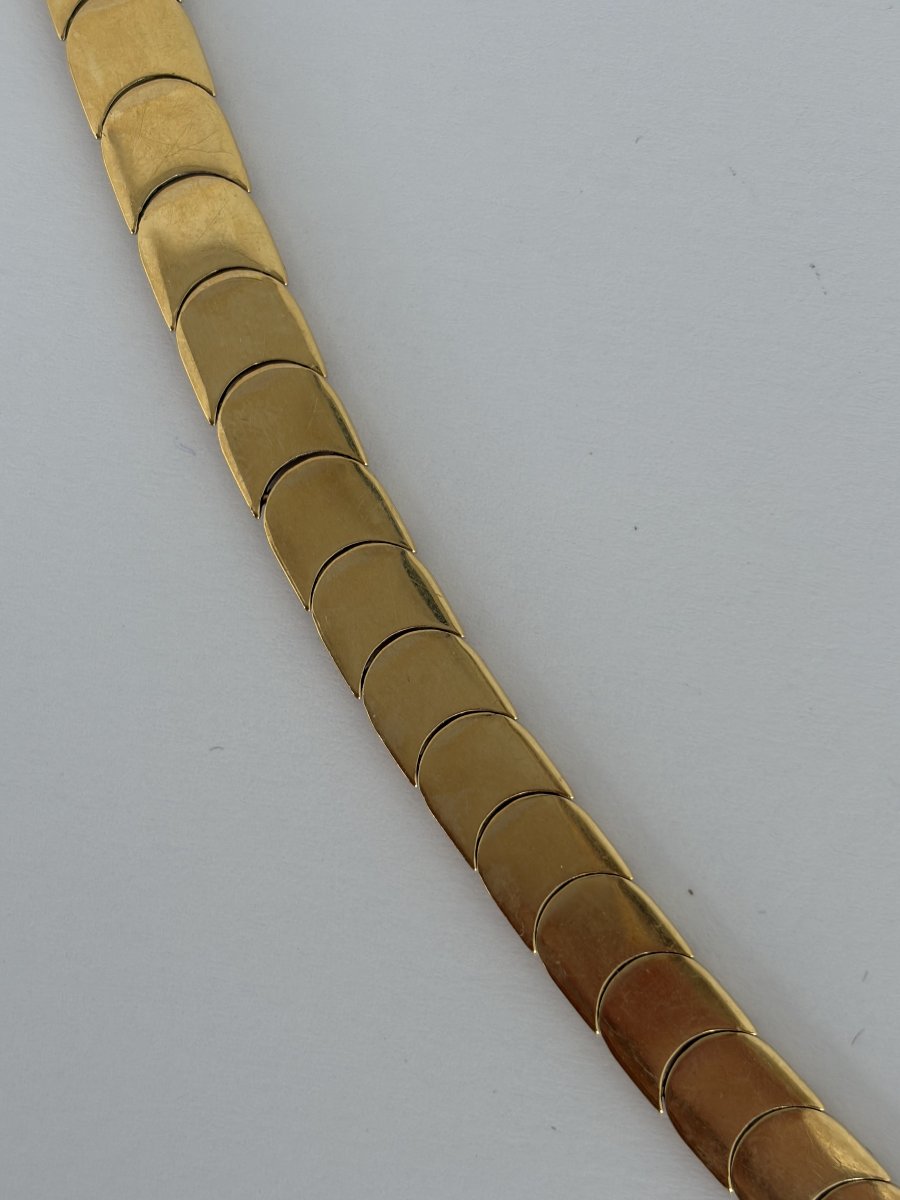 7951 - Oj Perrin 18-g Yellow Gold Bracelet-photo-2
