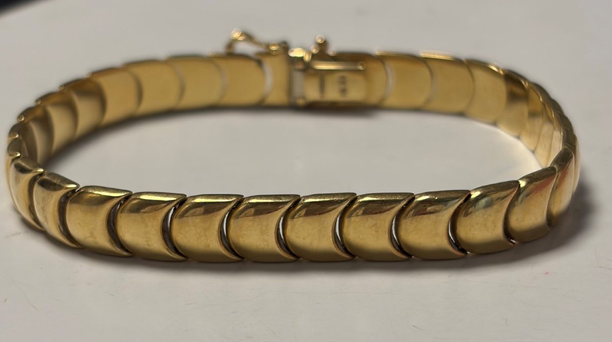 7951 - Oj Perrin 18-g Yellow Gold Bracelet