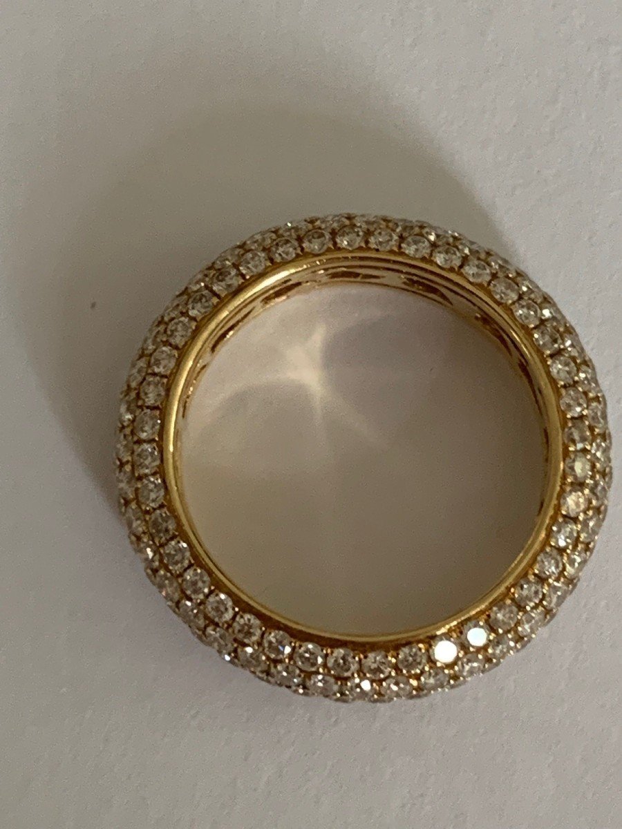 3294- Wedding Ring Yellow Gold Diamonds 3.10 Ct-photo-4