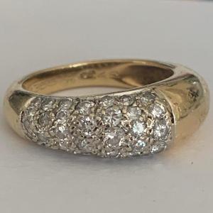 2919 – Bague Cartier Or Jaune Diamants