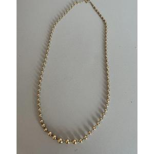 5229- Marseillais Necklace Yellow Gold In Fall