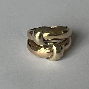 5203- Bague Nœuds Or Jaune