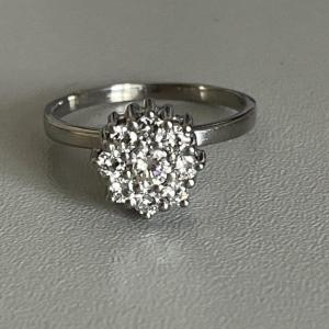 5514- White Gold Diamond Ring