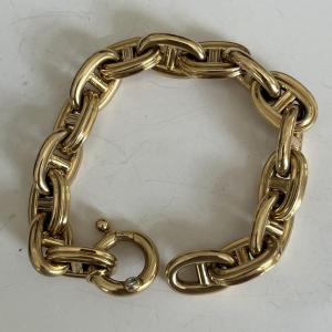 5490- Gay Freres Yellow Gold Articulated Bracelet