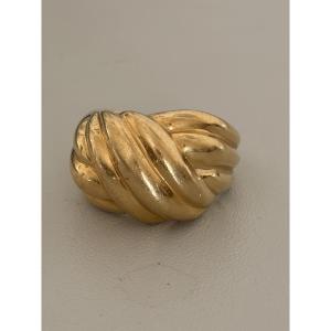 7502 - Bague Nœud Vintage Or Jaune